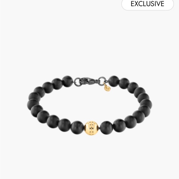 MOVADO MEN'S BEADED BRACELET - Picture 1 of 8